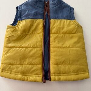 Carter's Yellow and Blue Puffer Vest